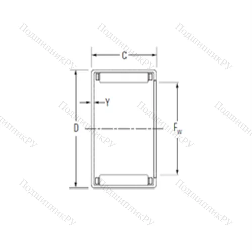 Подшипник игольчатый радиальный MJ-471