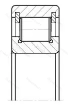 Модификация подшипника 102407М размер 35x100x25 от производителя  ЕПК Модификация подшипника 102407М размер 35x100x25 от производителя  ЕПК