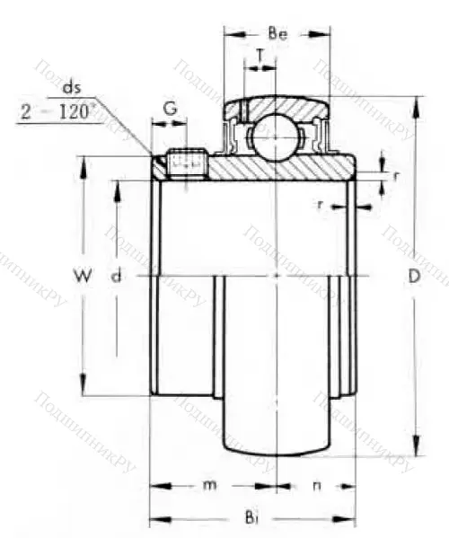 Корпусный подшипник