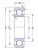 Однорядный шариковый подшипник 6304 TN 9/C 4 от производителя  SKF