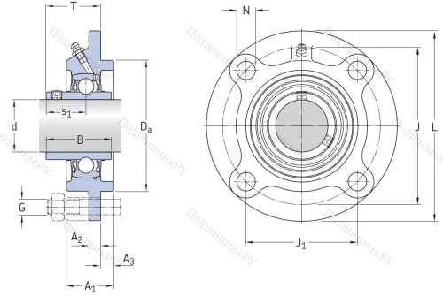 Подшипниковый корпус  FYC 510 в Перми