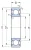 Однорядный шариковый подшипник 6301 2RSH/C 3 от производителя  SKF