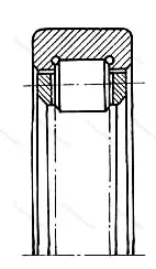 Модификация подшипника 292213КМ размер 79,6x120x23 ГПЗ-27