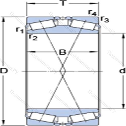 Двухрядные конические роликоподшипники конфигурации TDI 331198 от производителя  SKF