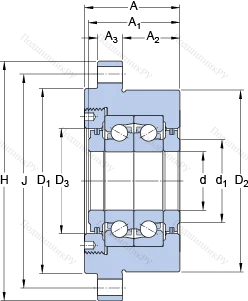 Подшипник FBSA 205/DF