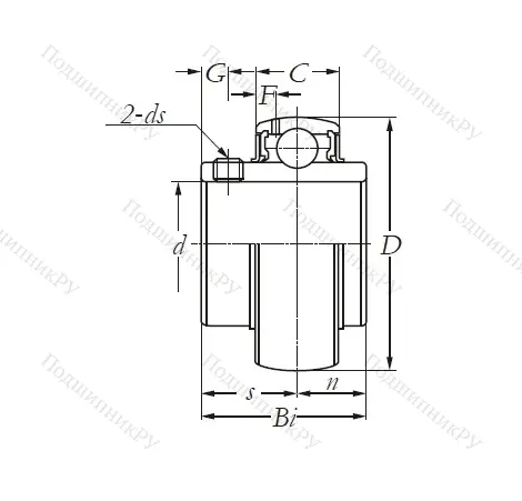 Корпусный подшипник  UCX 06 в Перми