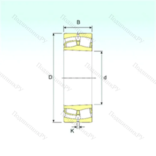 Подшипник роликовый радиальный самоцентрирующийся 22314 KVA от производителя  ISB