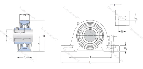 Подшипниковый узел SY 30 TF в Перми