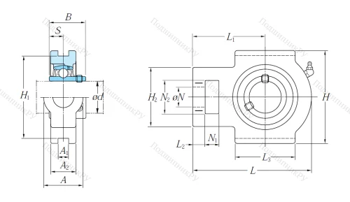 Подшипниковый узел UCT 211 J в Перми