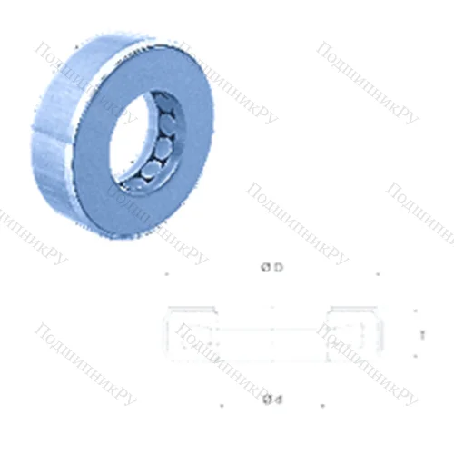 Подшипник роликовый упорный T 200