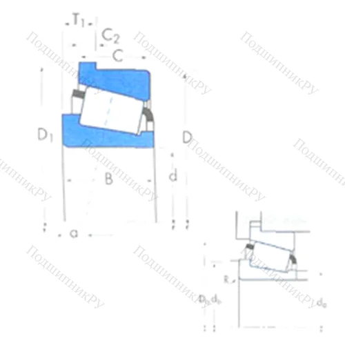 Подшипник роликовый радиально-упорный 1380/1328B от производителя  TIMKEN Подшипник роликовый радиально-упорный 1380/1328B от производителя  TIMKEN