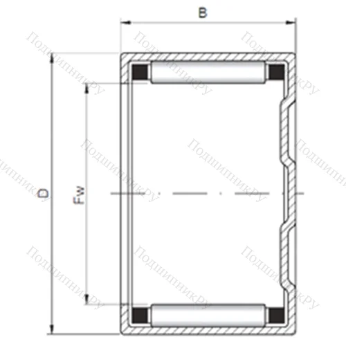 Подшипник роликовый радиальный BK 2824 от производителя  CX