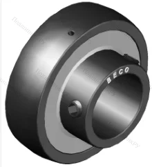 Высокотемпературный корпусной подшипник UC 207 BHTS ZZ 280° BECO в Перми