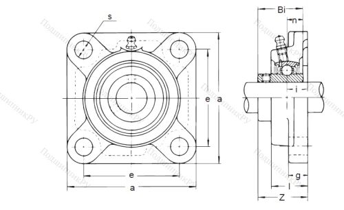 Подшипниковый узел UCF 311 в Перми
