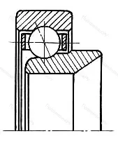 Подшипник 633089 размер 14,418x31,717x9,65