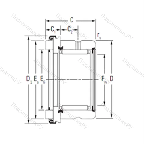 Подшипник комбинированный
