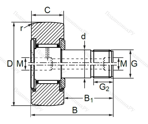 Опорный ролик  KR 90 PPSK в Перми