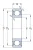 Однорядный шариковый подшипник 61905 2RZ от производителя  SKF