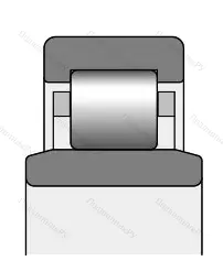 Модификация подшипника 6-2672122Р3 размер 110x170x33/36 от производителя  ГПЗ-4 Модификация подшипника 6-2672122Р3 размер 110x170x33/36 от производителя  ГПЗ-4