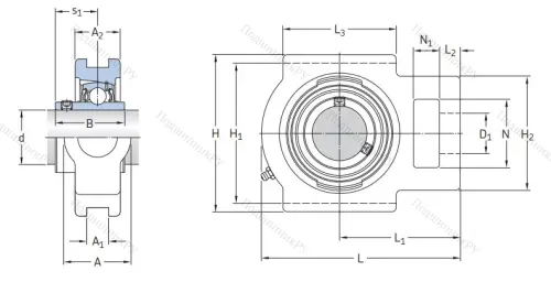 Подшипниковый узел TUJ 40 TF в Перми