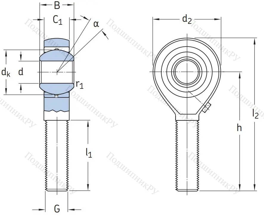 Шарнирная головка POS 8 L в Перми