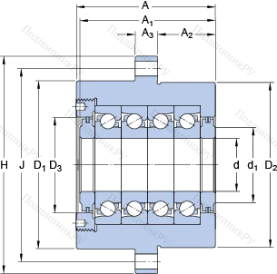 Подшипник FBSA 208/QBC