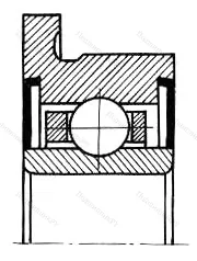 Модификация подшипника 5-880063ЮТ размер 3x8/9,5x3,5 ГПЗ-4