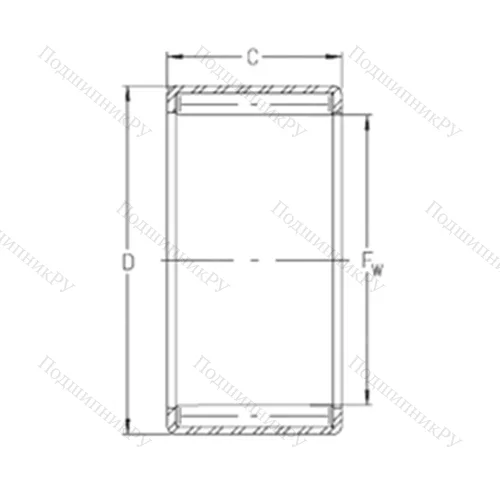 Подшипник игольчатый радиальный SN 76
