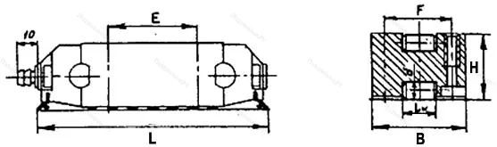 Модификация подшипника 2226КМ размер 130x230x40 ГОСТ 520-89