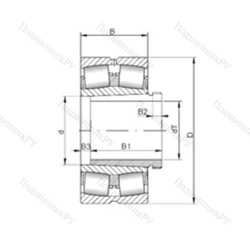 Подшипник роликовый радиальный самоцентрирующийся 21316 KCW 33+AH 316 от производителя  CX