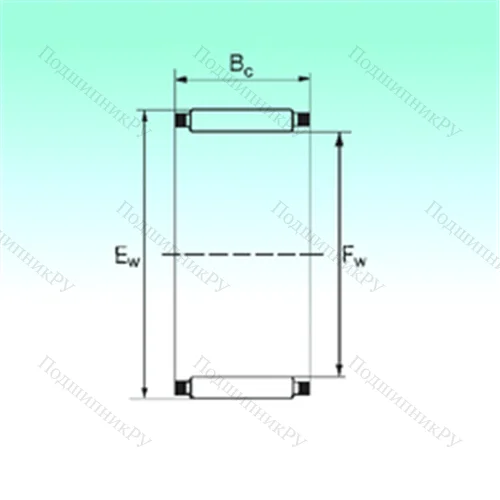 Подшипник игольчатый радиальный K 47x52x17 от производителя  NBS
