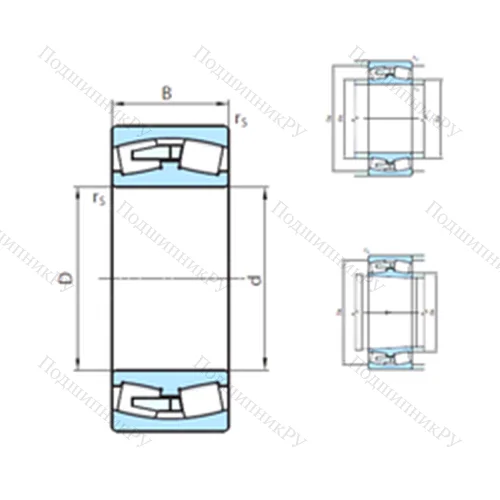 Подшипник роликовый радиальный самоцентрирующийся 230/560CW 33MB
