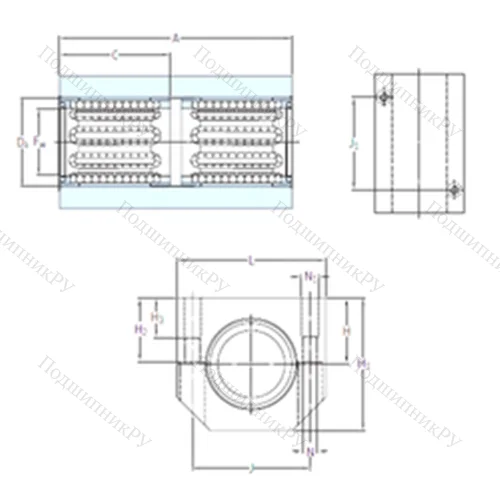 Подшипник шариковый линейный