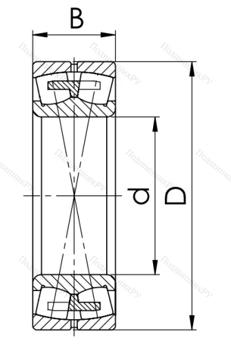 Сферический роликовый подшипник 30-3003220 Н (23220 MBC 3W 33) в Перми