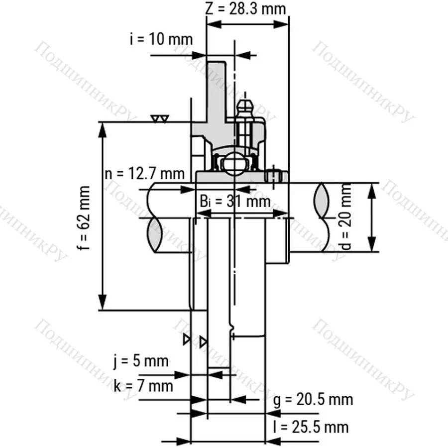 Подшипниковый узел