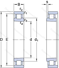 Подшипник N 1009 KTN/HC 5SP