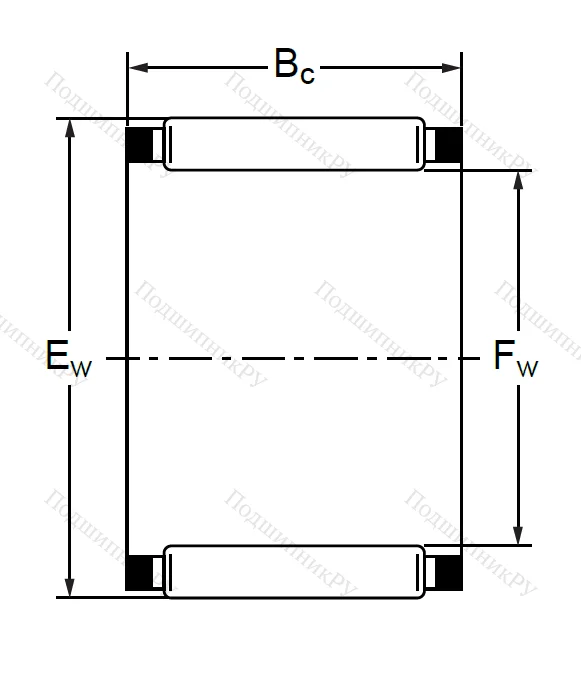 Подшипник K 40x50x15 (KT) в Перми