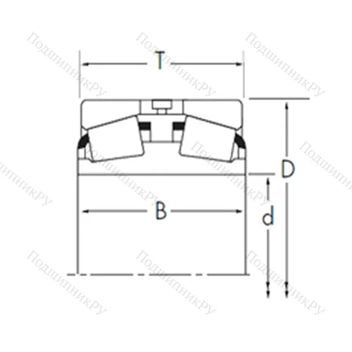 Подшипник роликовый радиально-упорный 378DE/374 от производителя  TIMKEN