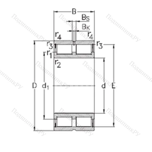Подшипник роликовый радиальный NNCL 4952-V