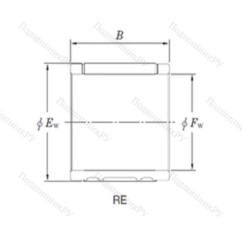 Подшипник игольчатый радиальный RE 182224AL 2