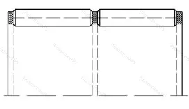 Модификация подшипника 664414 размер 70x76x46