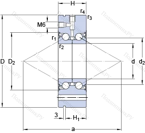 Подшипник BEAM 017062 C-2RSH