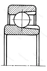 Подшипник  900709 размер 45x58x6/7