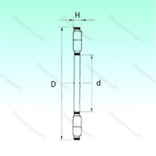 Подшипник роликовый упорный K 89434-M от производителя  NBS Подшипник роликовый упорный K 89434-M от производителя  NBS
