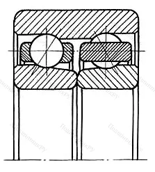 Подшипник  286896 размер 480x620x106 от производителя  ГПЗ-1