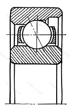 Модификация подшипника 4-6073Ю размер 3x16x5,8 ГПЗ-29