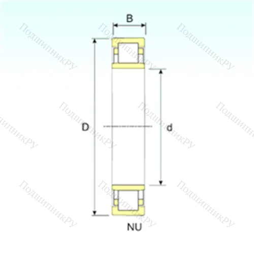 Подшипник роликовый радиальный NU 2276 от производителя  ISB
