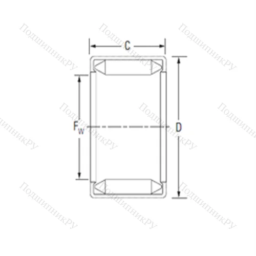 Подшипник игольчатый радиальный BT 85