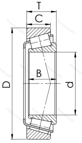 Конический роликовый подшипник 7514 (32214) в Перми