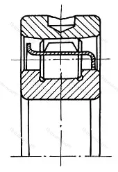 Подшипник N 312EC размер 60x130x31